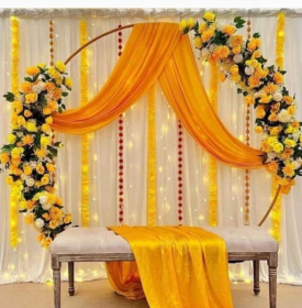 Mehendi Backdrop Decoration